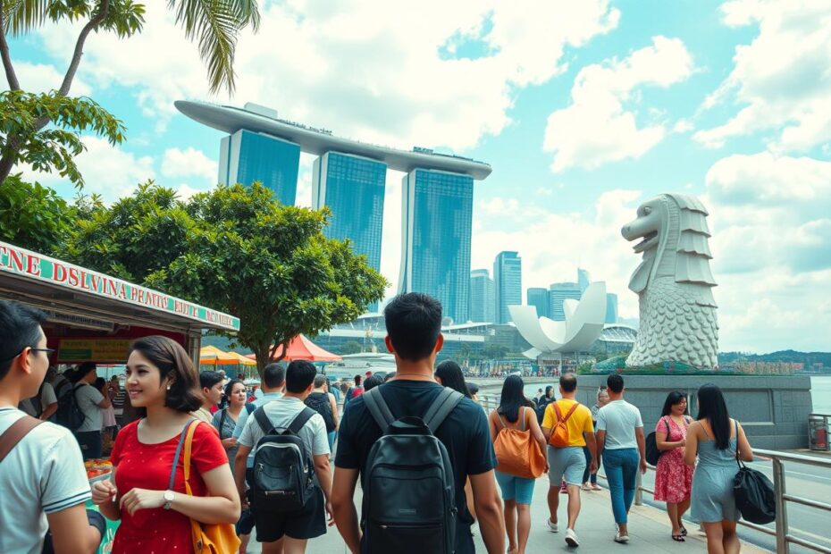 How can I travel on a tight budget in Singapore?