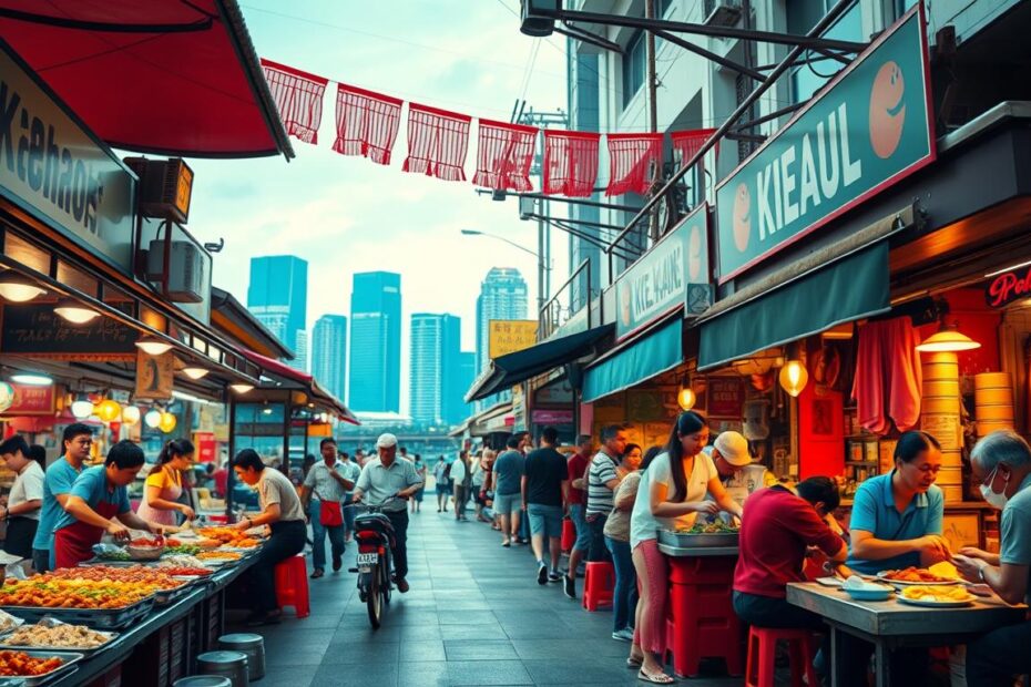 How much does food cost for an average day in Singapore?