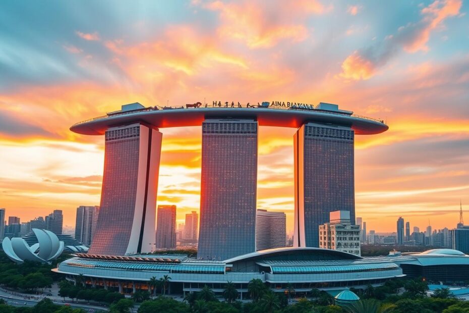 What are the Marina Bay Sands Hotel's specialties?