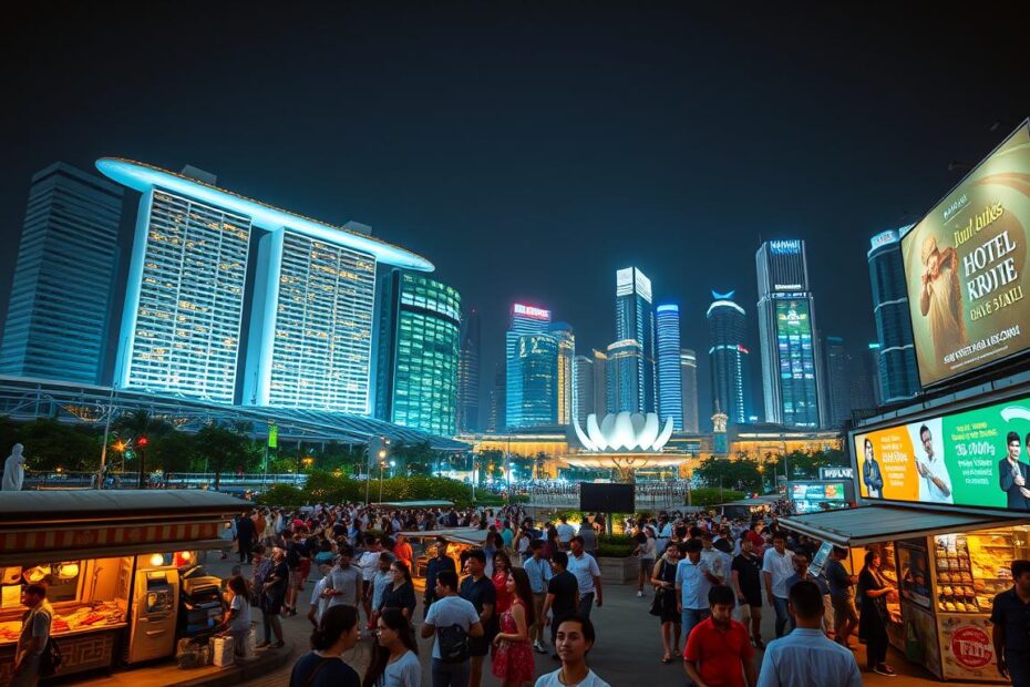 What's the best way to find hotel deals in Singapore?