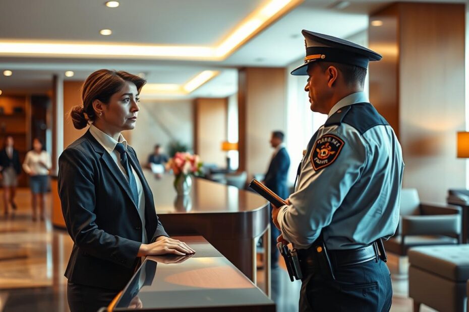 Can a hotel give out guest information to police?