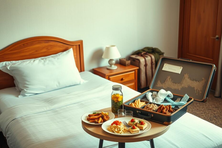 Is it okay to bring our own food to a hotel room?